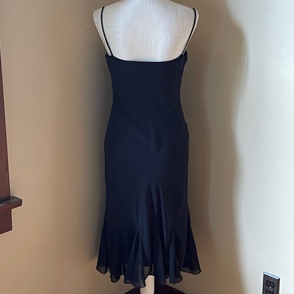 ✨HP✨ S.L. Fashions Little Flirty Black Dress - small 12 - Picture 3 of 4